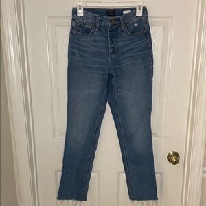 J. Crew High Rise Blue Jeans